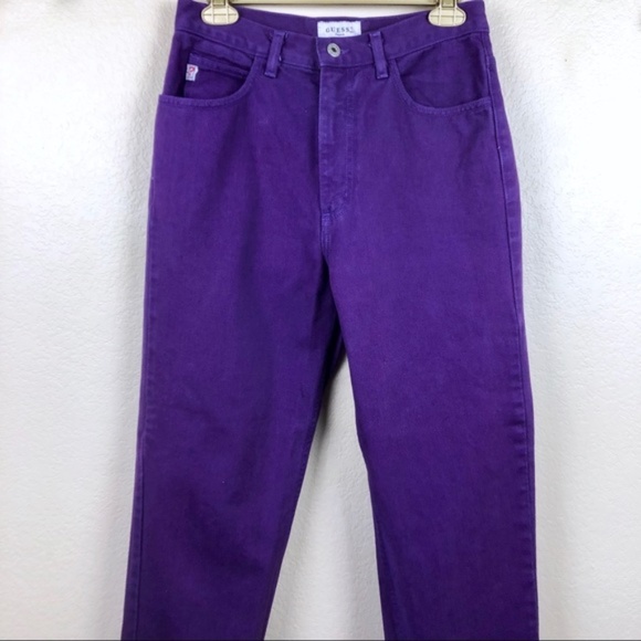 *SOLD* 90s Vintage Guess Triangle Jeans - Picture 4 of 8